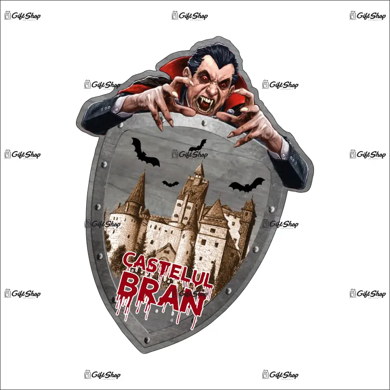 Castelul bran, dracula, romania, magnet frigider mgs135